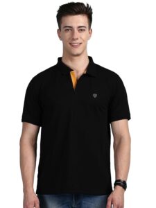 Half Sleeve Soild Casual T-Shirt